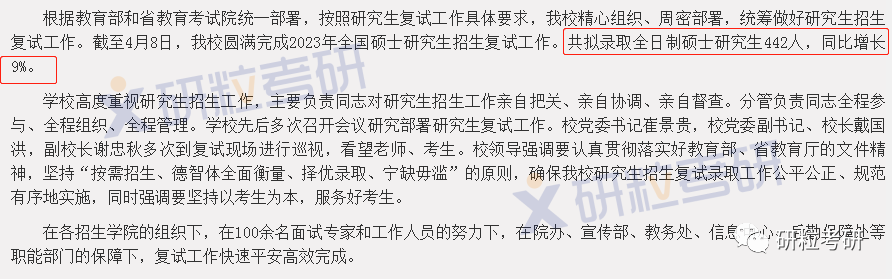 研粒考研增幅最高达41.3%！多校发布23考研录取数据