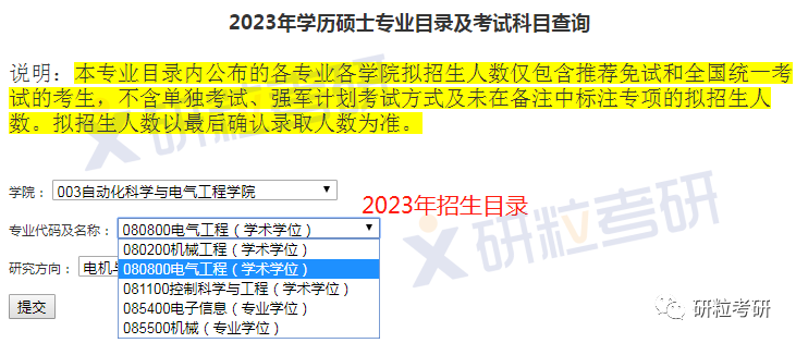 研粒考研停招的院校专业