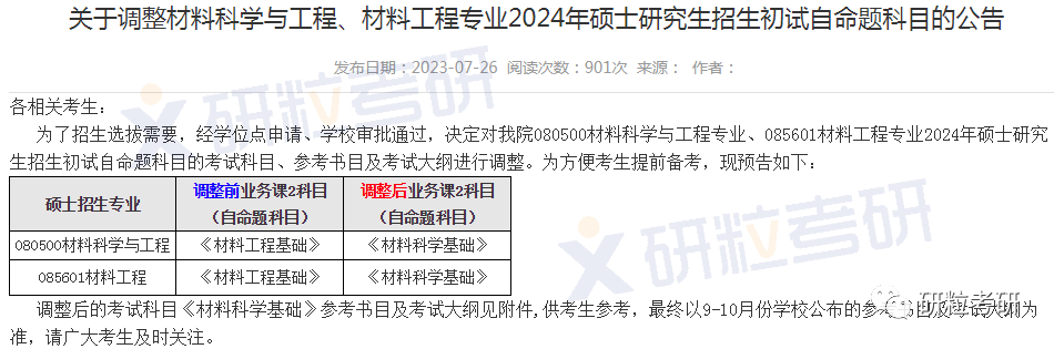 研粒考研考研初复试科目已调整
