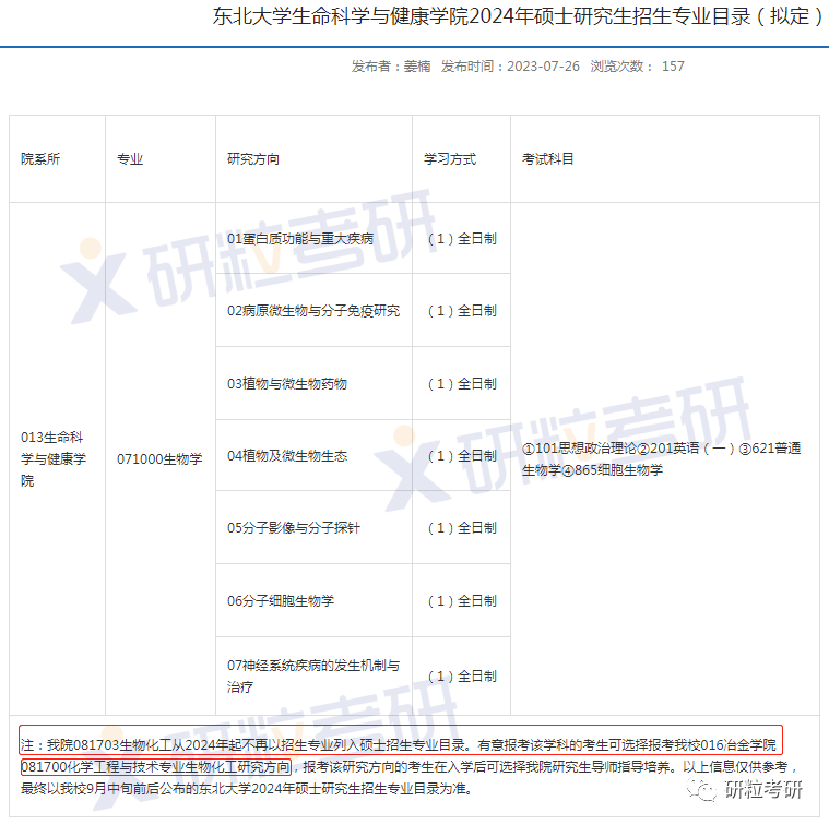 研粒考研考研初复试科目已调整