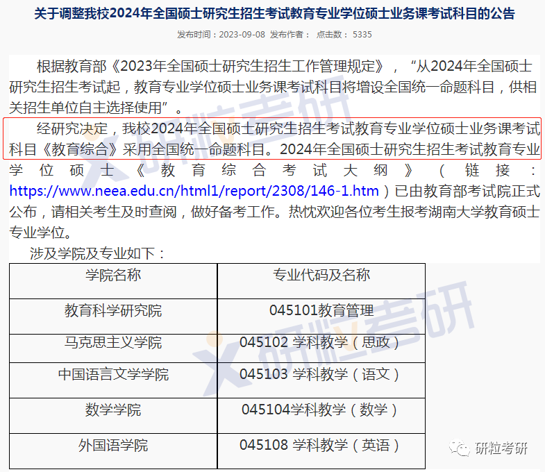 研粒考研复试科目已调整