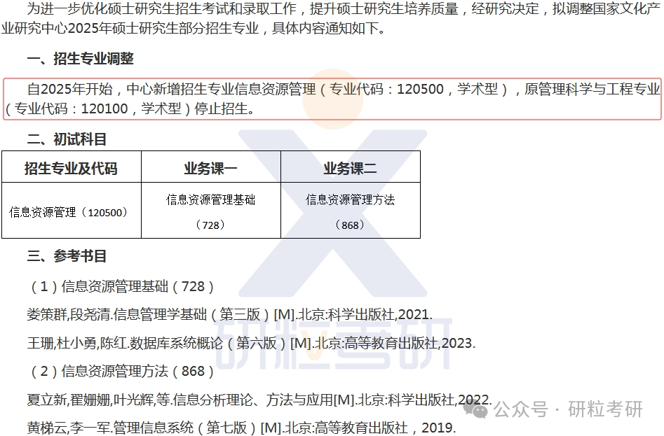 25考研华中师范大学多个科目调整